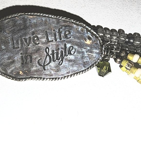 Silpada "Live Life in Style" Bracelet Multi - Strand Sterling Silver Pearl .925 - Picture 4 of 4